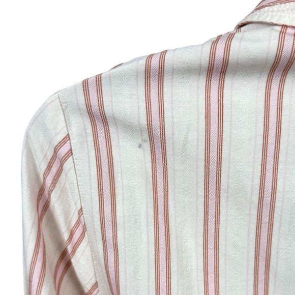 NWT J.Crew Striped Lounge Set - Top XXL / Pants 16 – Rust & Cream Coordinates - Picture 14 of 16